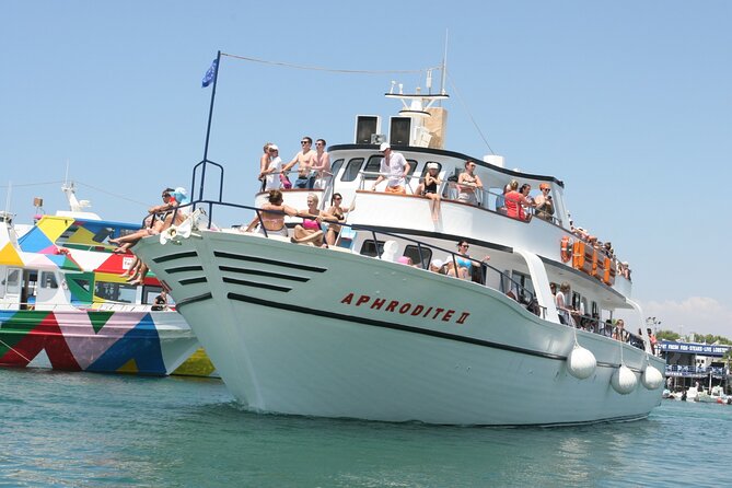 APHRODITE II -LAZY DAY CRUISE-BLUE LAGOON,TURTLE COVE, with LUNCH - Setting out from Ayia Napa Harbour at 9:45
