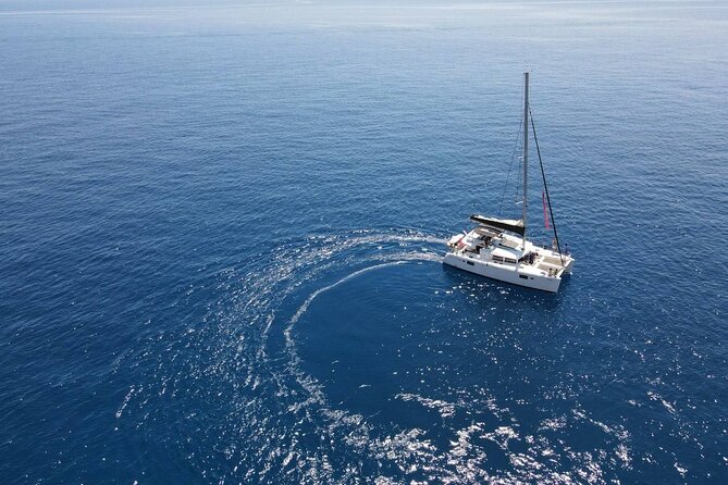 Ayia Napa: Sunset Catamaran Cruise with Lunch & Open Bar - Lover’s Bridge Begins the Coastal Story