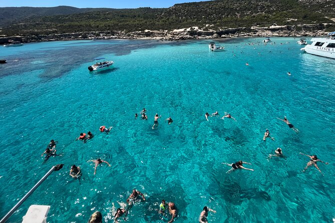 Blue Lagoon trip with slide & music departing from Latchi harbour - Fontana Amorosa and Aphrodite’s coastline
