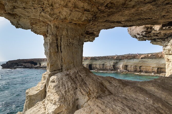 Cave Dwellers Half Day Jeep Safari from Protaras, Ayia Napa - Love Bridge and the first coastal views