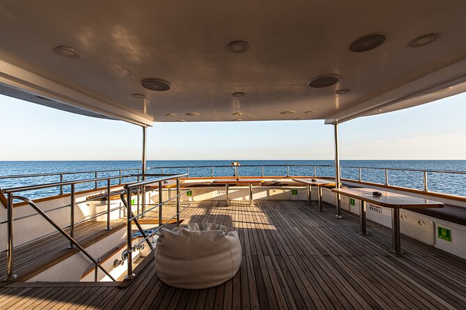 Cruise with lunch & Swimming Stops on Ayia Napa's biggest boat - Leaving Ayia Napa Harbour on the Ocean Queen
