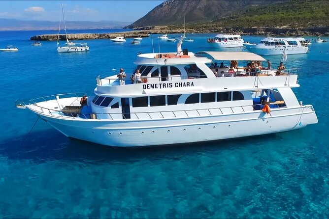 Demetris Chara Boat/Blue Lagoon boat trips with BBQ and SLIDE - At a glance