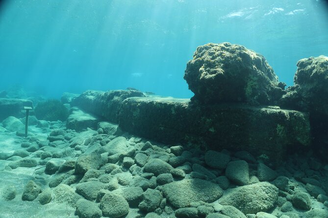 Discover Scuba Diving Amathounta's Ancient Port - Seeing Amathounta from below the surface