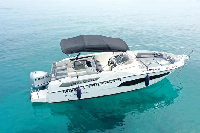 Exclusive line 225hp, self drive boat Karnic SL701 8.0m - The five lagoons and Blue Lagoon stop