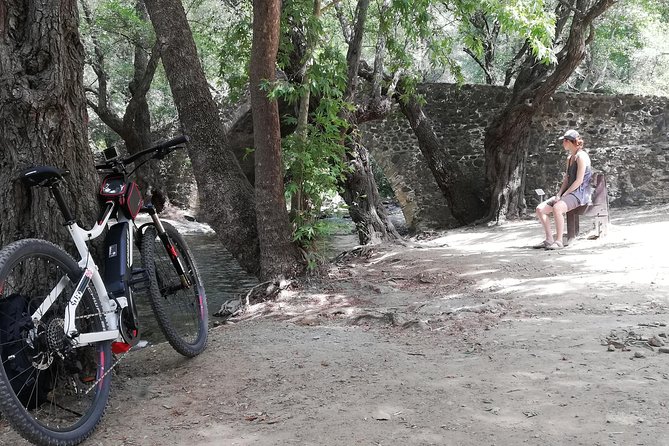 Explore Paphos forest with e-mountain bikes - Riding 14 kilometers uphill to Milikouri
