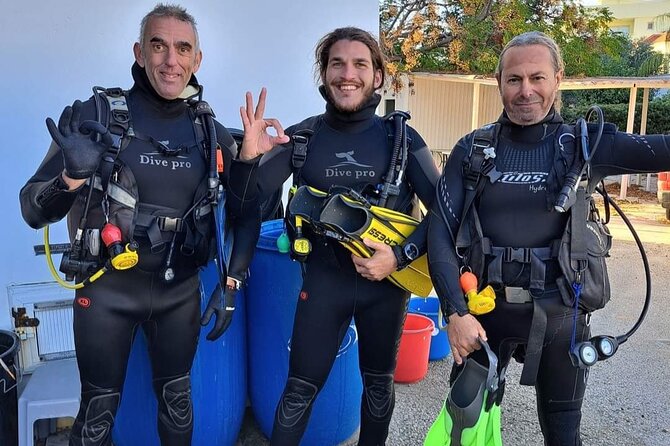 First Time Scuba Dive Adventure, Makronissos, Ayia Napa - Shallow water before the open sea