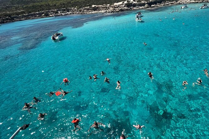 From Paphos: Blue Lagoon Cruise With Water Slide - The Akamas coast from the water