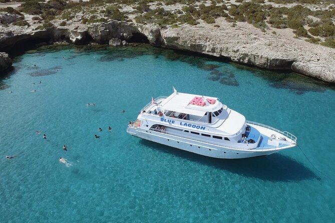 From Paphos: Blue Lagoon Cruise With Water Slide - Fruit and local wine after the swim
