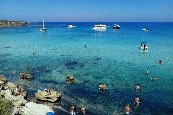 Full Day Tour in Akamas Adonis Waterfalls and Blue Lagoon - The Blue Lagoon swimming stop