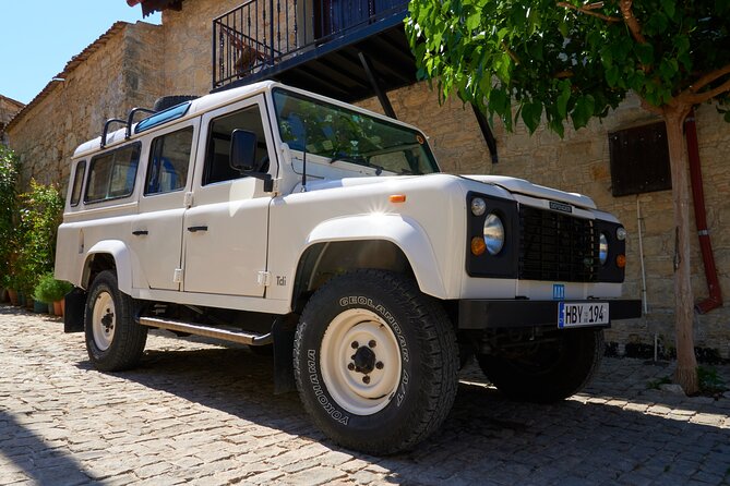 Grand Tour Full Day Jeep Safari from Ayia Napa - Lambouri Winery: a compact taste of local wine