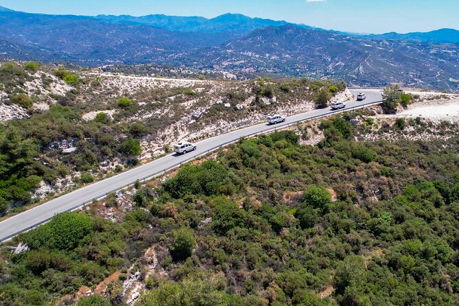 Grand Tour Full Day Jeep Safari from Limassol - Mesa Potamos Waterfalls adds the day’s short walk