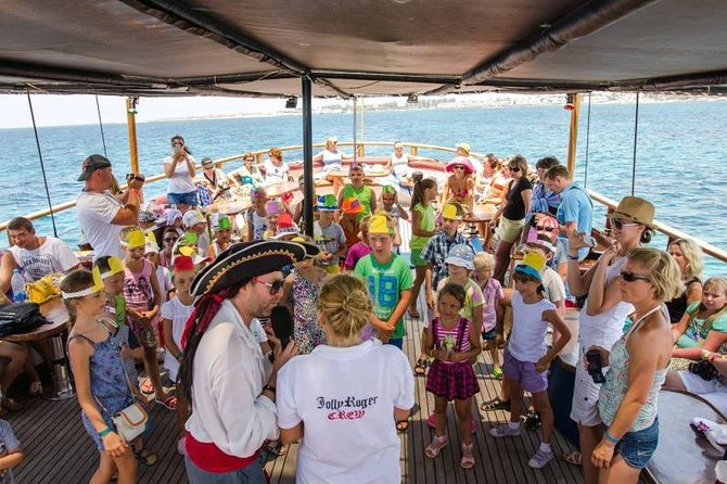 Jolly Roger Pirate Cruise from Paphos - Walking the plank and swimming at Riccos Bay