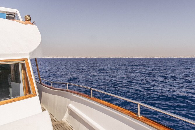 Larnaca Sunset Cruise - Cruising toward the wreck area and the airport