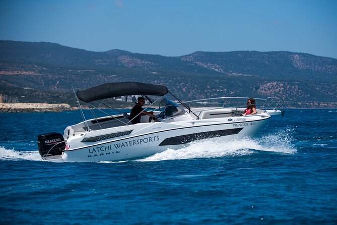 Luxury Karnic SL701 Boat with driver to Blue Lagoon & more - Why this Latchi boat trip works for a private group