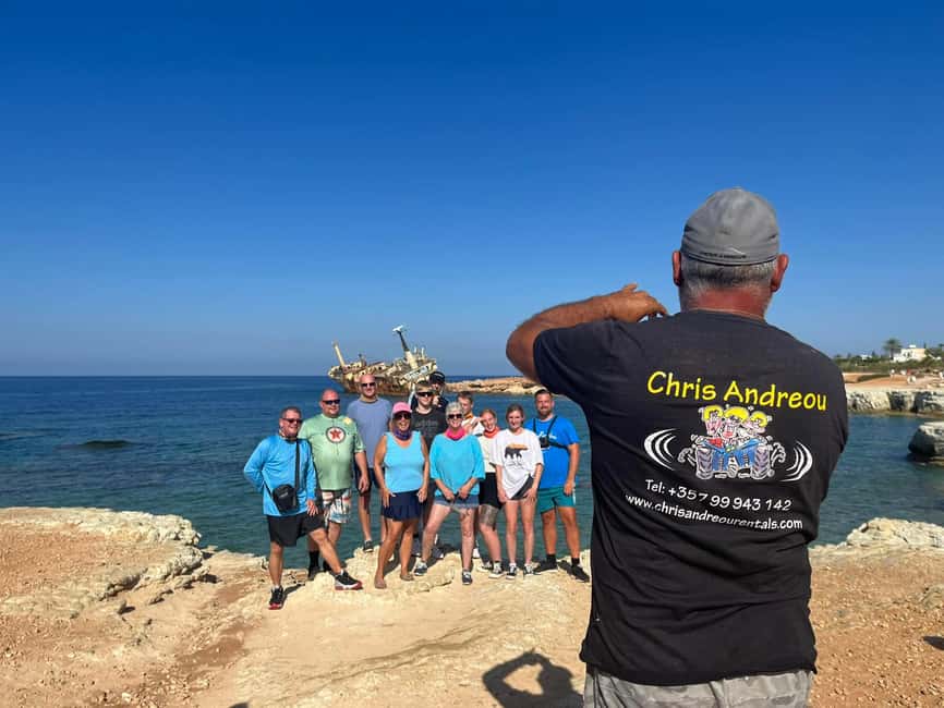 Paphos: Buggy Tour Akamas incl and Adonis Falls - Shipwreck views and the rough road to Lara Bay
