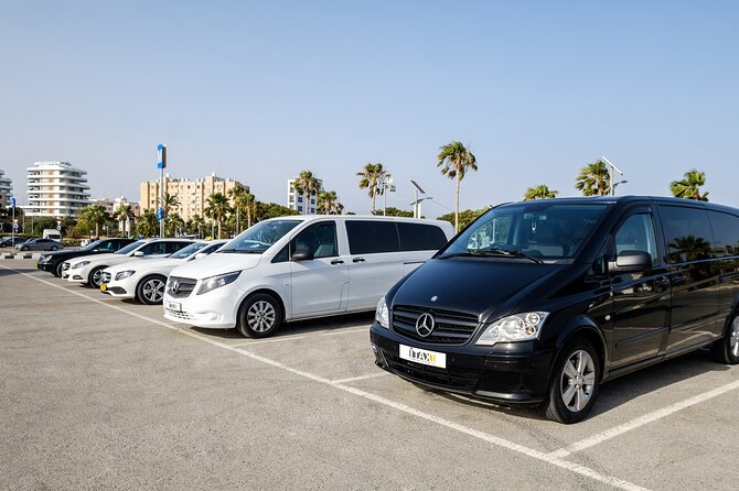 Private Transfer: Larnaca Airport to Limassol City 1-14 pax - The small but important meeting-point caution