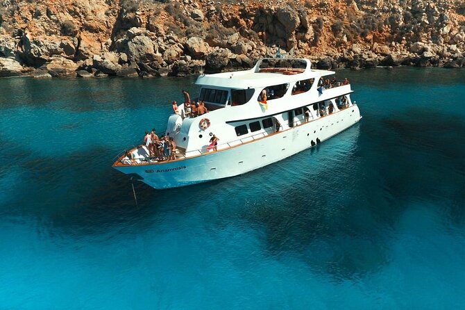 Protaras: St Georgios Presidential Cruise BBQ & 1 drink. 16+ - A distant look toward the occupied zone