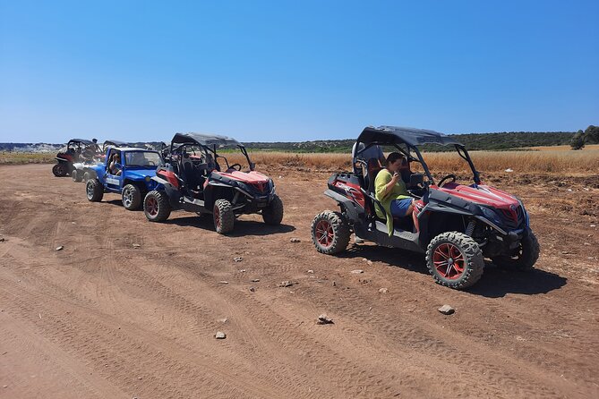 QUAD/BUGGY Adventure Lara Bay 3 hour Thrilling Off road journey - Starting at Peyia and getting ready to drive