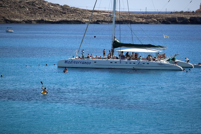 Relaxing Adults-only Blue Lagoon Catamaran Trip from Ayia Napa - Leaving Green Bay Jetty in Protaras