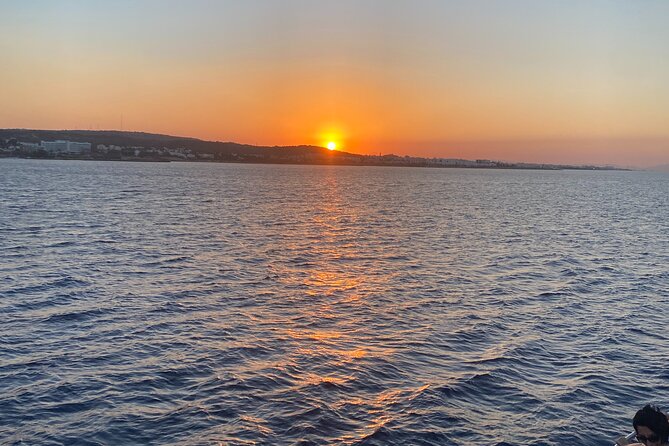 Sunset Boat Trip to Cape Greco and Blue Lagoon - Protaras, Pernera, and Fig Tree Bay from offshore