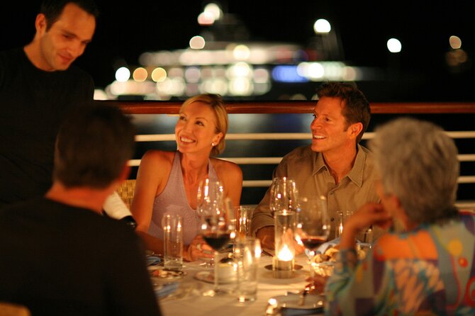Wave Dancer Deluxe Night Cruise with Fireworks - Adults Only - Boarding at Paphos Harbour before sunset