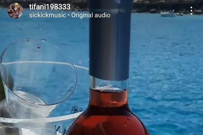 Wine tasting on-board the Demetris Chara BBQboat BlueLagoon tours - Cypriot wine with Gergana, Geny, or Gerry